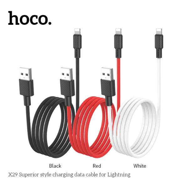 Hoco USB Charging Cable Fast Charge Cable w/ Carbon Fiber Style