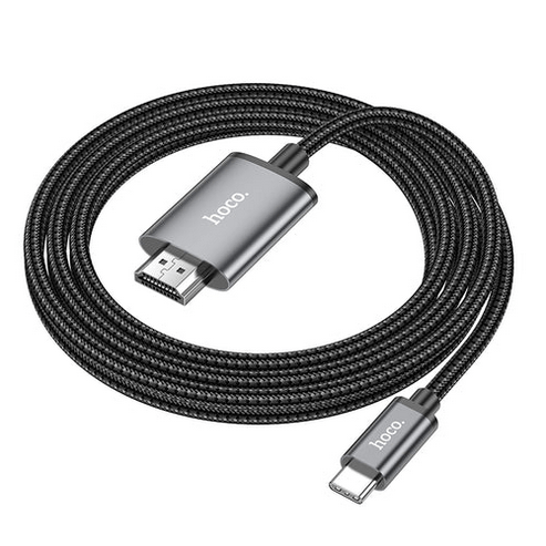 Hoco USB Charging Cable Type C to 4K HDMI Cable - 2 Meter