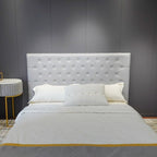 Tufted Linen Headboard - King/Super King