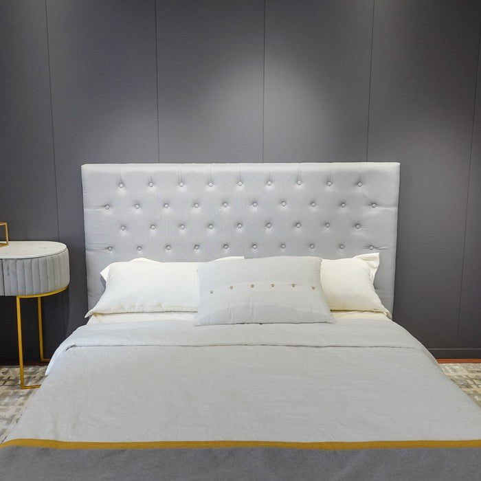 Tufted Linen Headboard - King/Super King