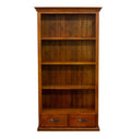 Mammoth Bookcase with 2 Bottom Drawers at online8 furniture store Auckland
