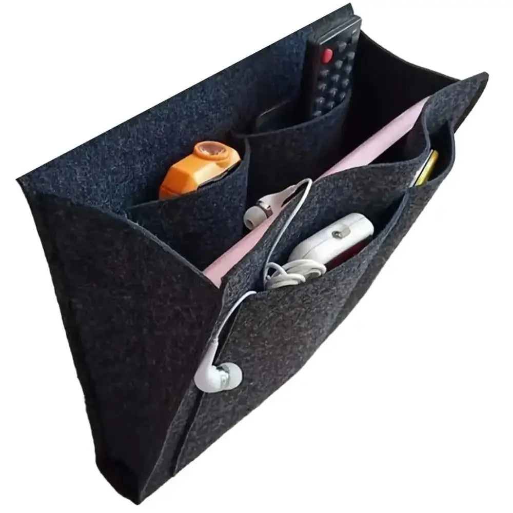 Felt bedside hanging storage bag, view 18