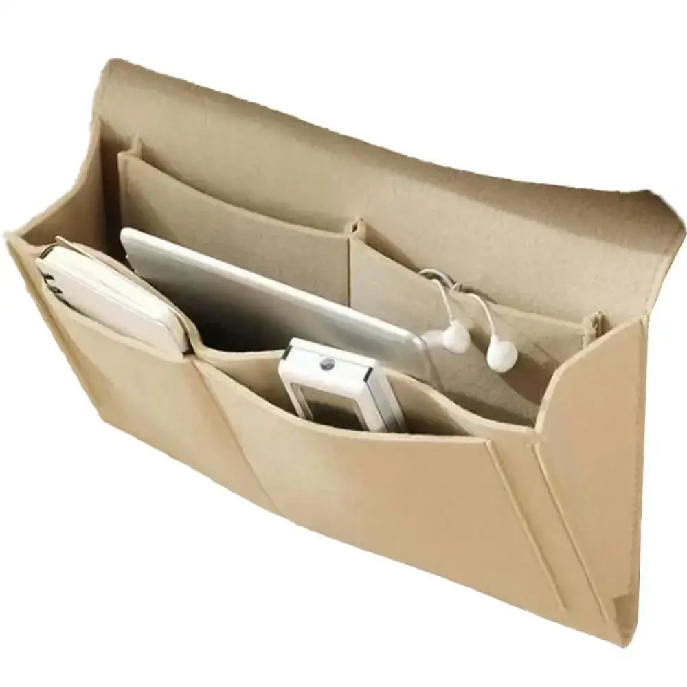 Felt bedside hanging storage bag, view 17
