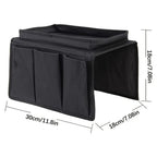 No-Slip Sofa Armrest Organizer with Storage Pockets