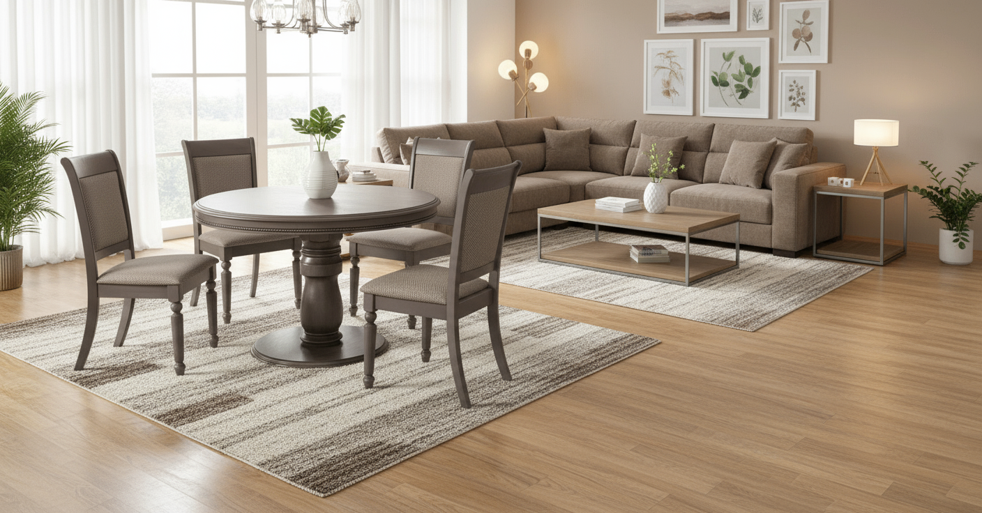 Brooklyn Dining Suite - Bright Grey