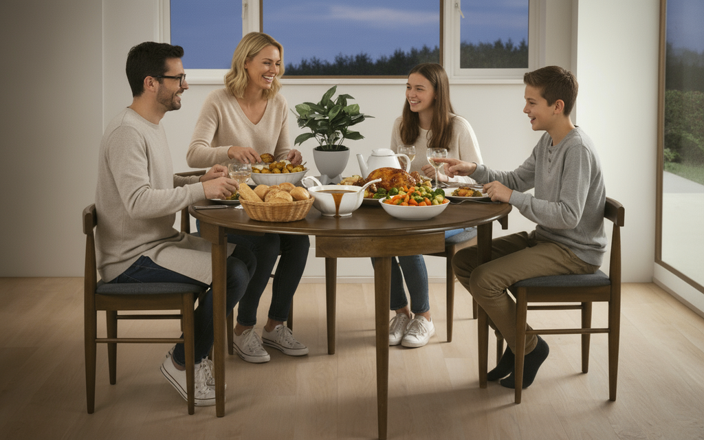 Pauley Dining Table - Brown