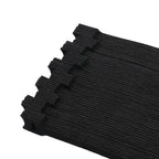 Releasable Black Nylon Hook & Loop Cable Ties 15/20/25/30cm