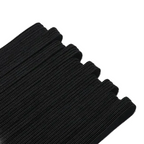 Releasable Black Nylon Hook & Loop Cable Ties 15/20/25/30cm
