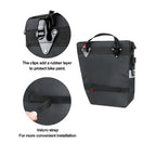 3-in-1 Bicycle Pannier Bag with Rain Cover