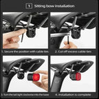 Smart Bicycle Rear Light with Auto Brake Sensing (IPX6 Waterproof)