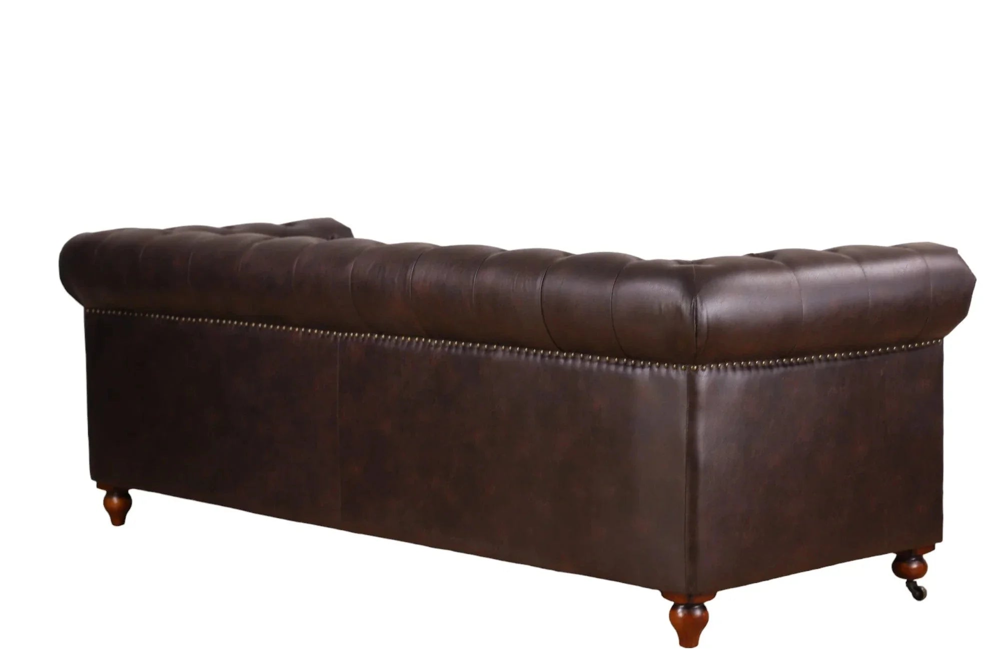 Online8 Chesterfield 3 Seater Sofa - Brown sofa