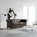 Online8 Huskins Faux Leather Chesterfield 2 Seat Sofa sofa