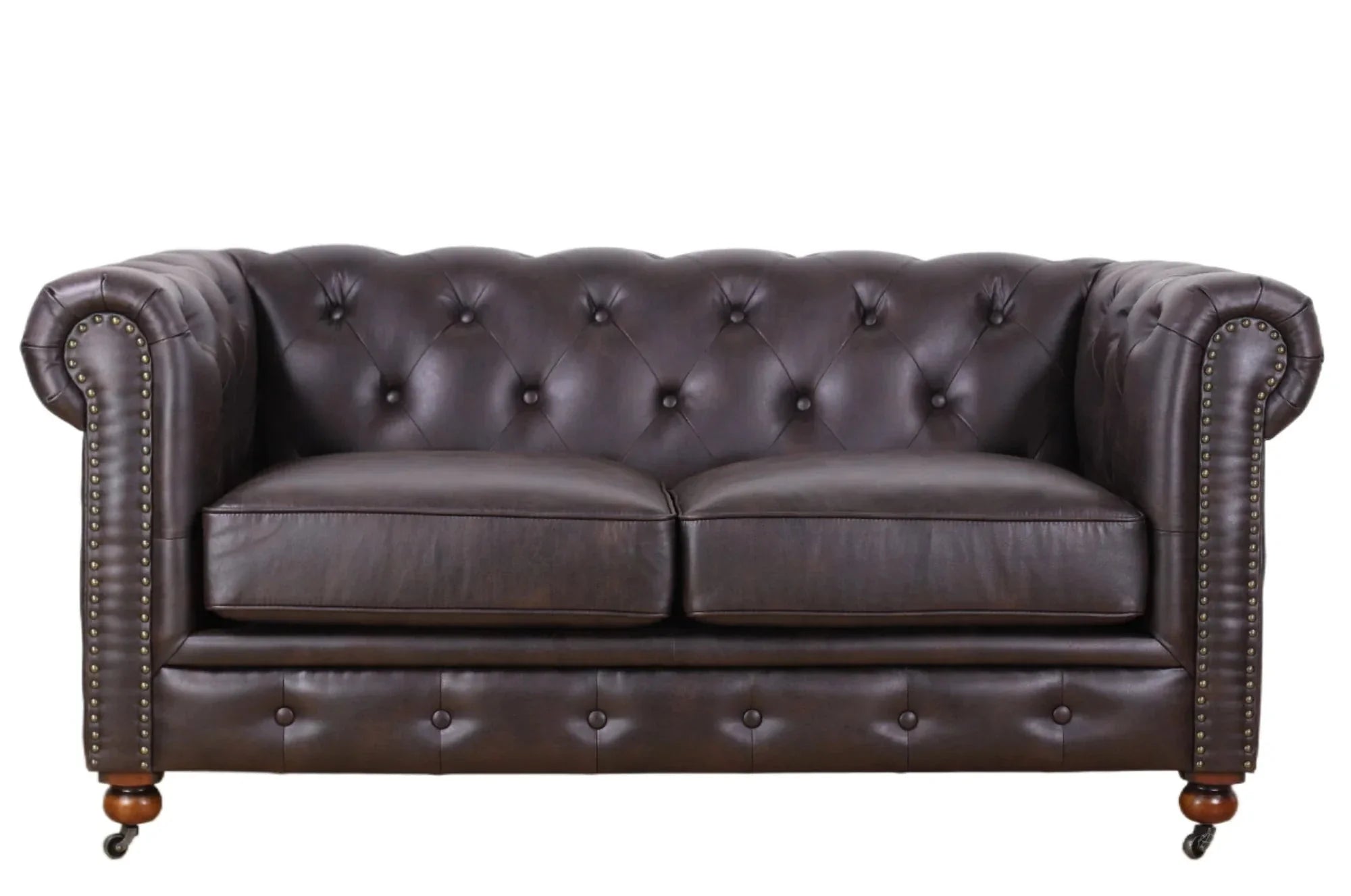 Online8 Huskins Faux Leather Chesterfield 2 Seat Sofa sofa