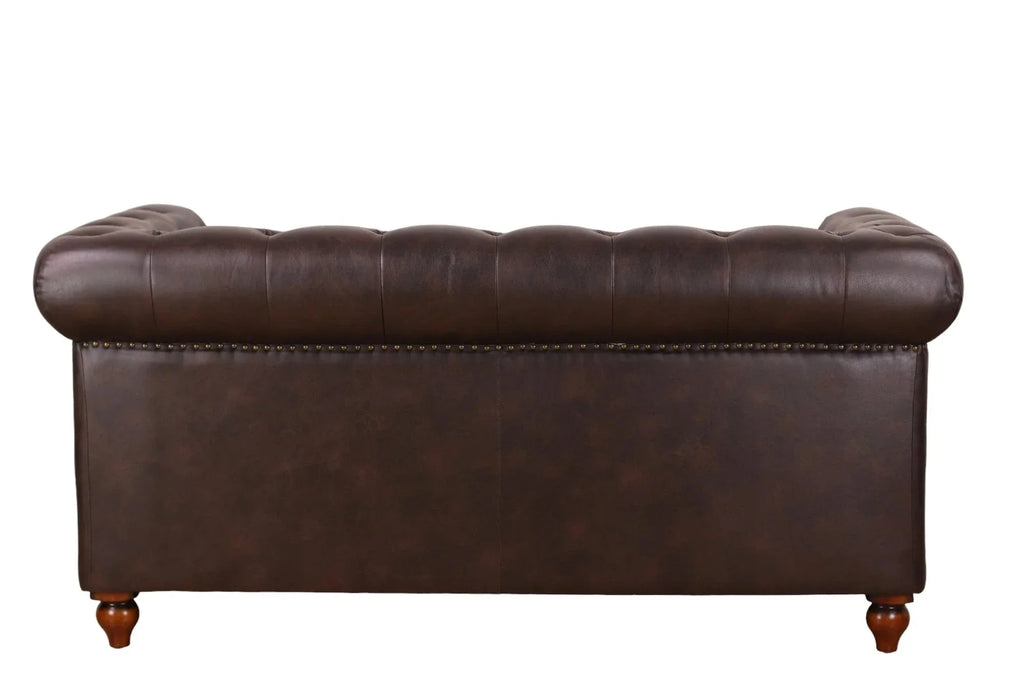 Online8 Huskins Faux Leather Chesterfield 2 Seat Sofa sofa