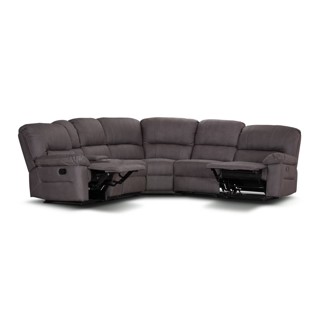 Robert Large Corner Recliner Suite - Coffee