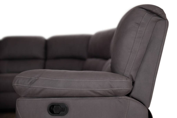 Robert Large Corner Recliner Suite - Coffee