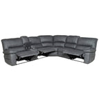 Robert Large Corner Recliner Suite - Jet