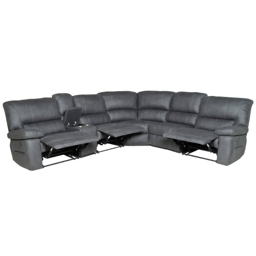 Robert Large Corner Recliner Suite - Jet
