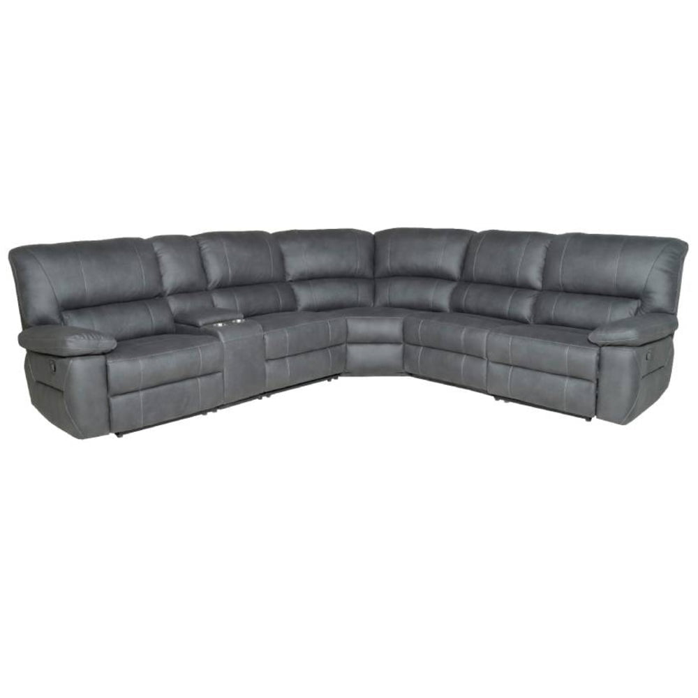 Robert Large Corner Recliner Suite - Jet