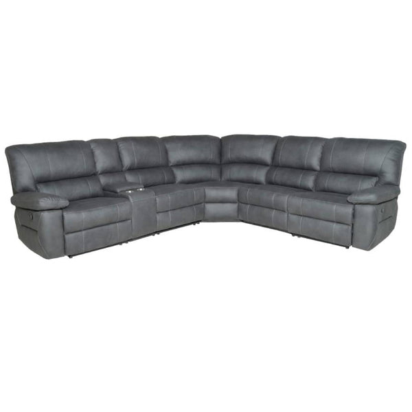 Robert Large Corner Recliner Suite - Jet