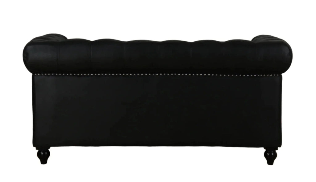 Online8 Chesterfield 2 Seater Sofa - Black Sofas