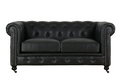 Online8 Chesterfield 2 Seater Sofa - Black Sofas