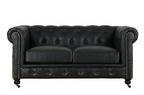 Online8 Chesterfield 2 Seater Sofa - Black Sofas