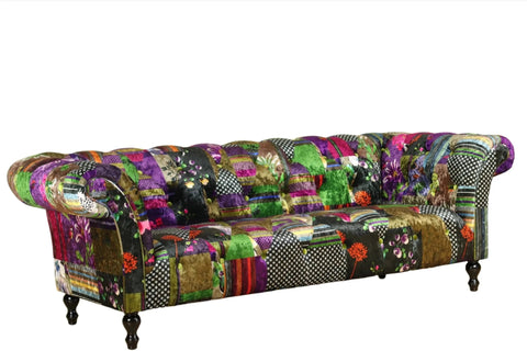 Patchwork 3 Seater Sofa