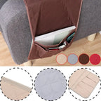 Space-Saving Sofa & Bedside Remote Control Holder with Organizer Pockets