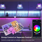 Smart LED Bulb 15W/18W E27/B22, Dimmable
