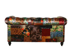 Winston Chesterfield Patchwork 2 Seater Sofa at online8 furniture store Auckland