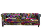 Winston Chesterfield Patchwork 3 Seater Sofa at online8 furniture store Auckland