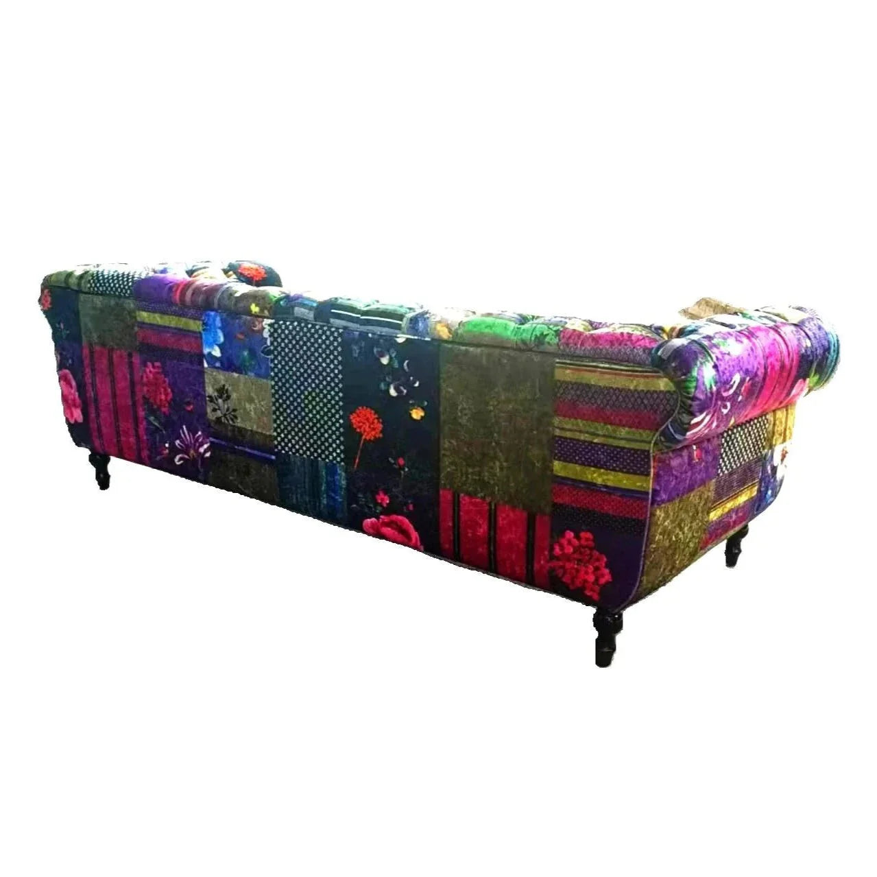 Yorkshire Chesterfield Patchwork 3 Seater Sofa at online8 furniture store Auckland