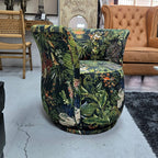 Yorkshire Patchwork Tub Swivel Chair at online8 furniture store Auckland