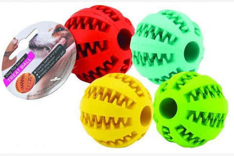 Pet ball rubber for dog treat