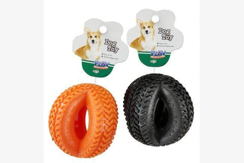 Pet tyre ball play toy 9.5cm