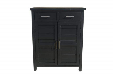 Tina Black Shoe Cabinet