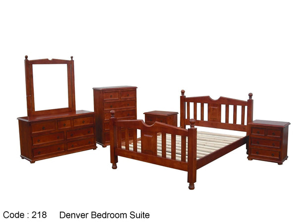 Denver Bedside 4 Drawer