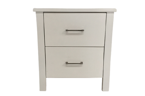 Tina two drawer bedside Table