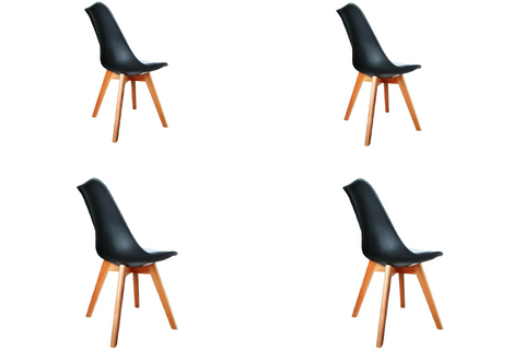 Sonia Chair Set of 4-Black
