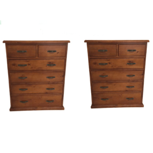 Bro Deals Bedroom Furniture Sets Felton Tallboy 6 Drawers Set of 2