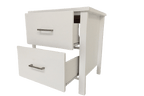 Bro Deals Bedroom Furniture Sets Tina two drawer bedside Table