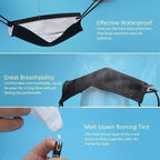 Bro Deals Health & Beauty Black Masks 150pcs