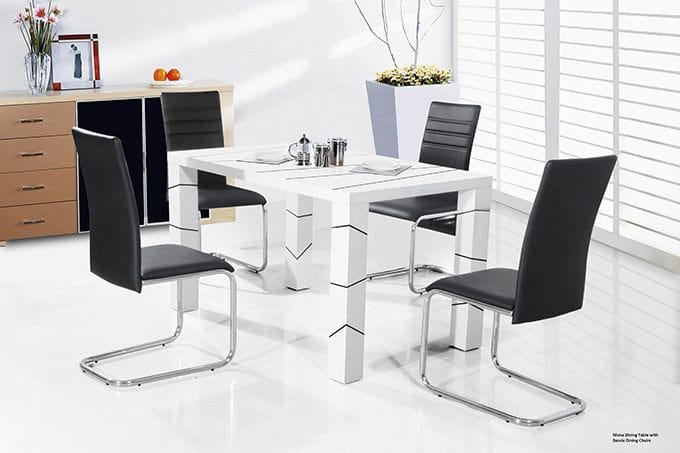 Bro Deals Kitchen & Dining Room Chairs Mona Dining Set 5 Pcs