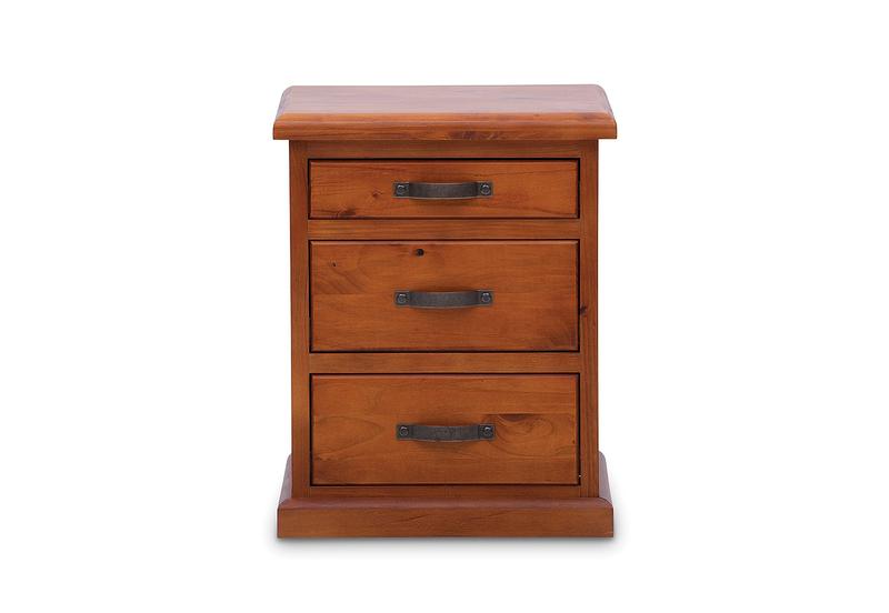 BroDeals Bedroom Furniture Sets Felton 3 Drawer Bedside Table