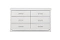 BroDeals Bedroom Furniture Sets Metro 6 Drawer Dresser/Lowboy