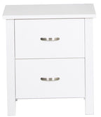 BroDeals Bedroom Furniture Sets Patty 2 Drawer Bedside Table