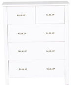 BroDeals Bedroom Furniture Sets Patty 5 Drawer Tallboy