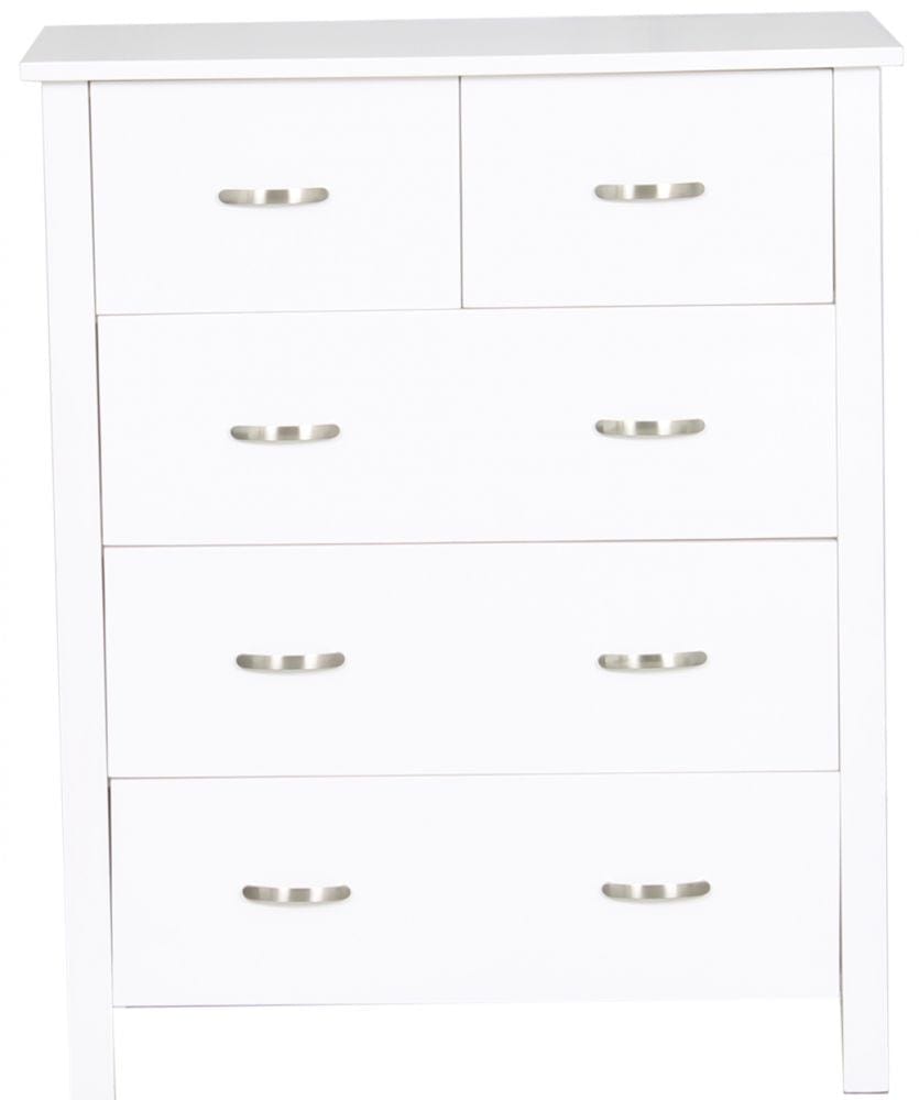 BroDeals Bedroom Furniture Sets Patty 5 Drawer Tallboy