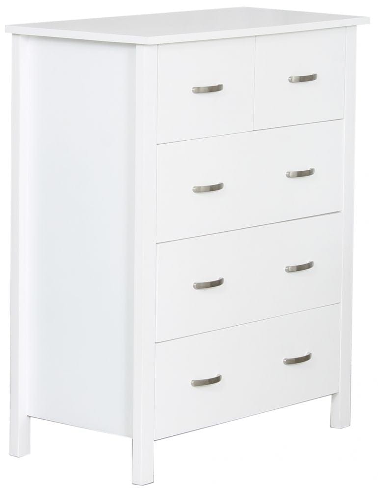 BroDeals Bedroom Furniture Sets Patty 5 Drawer Tallboy